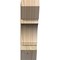 Ekena Millwork Imperial Slat Rough Sawn Bracket, Douglas Fir, 4"W x 14"D x 14"H BKT04X14X14IMP06RDF - alternate 4
